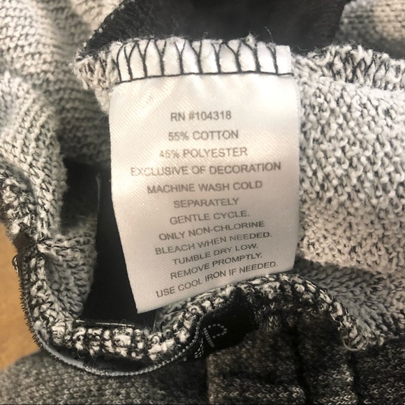 🚫 SOLD | Gray & Black Jogger Pull on Sweatpants w/ Pockets - Picture 8 of 10